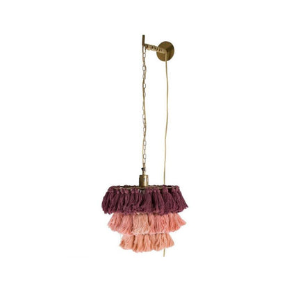 Bohemian Tassel Fringe Wall Light