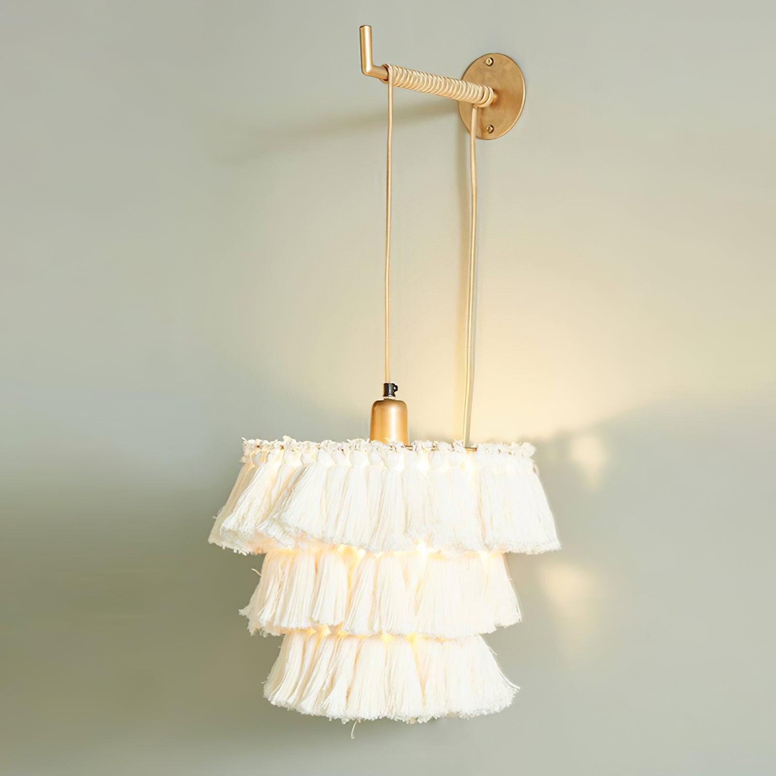Bohemian Tassel Fringe Wall Light