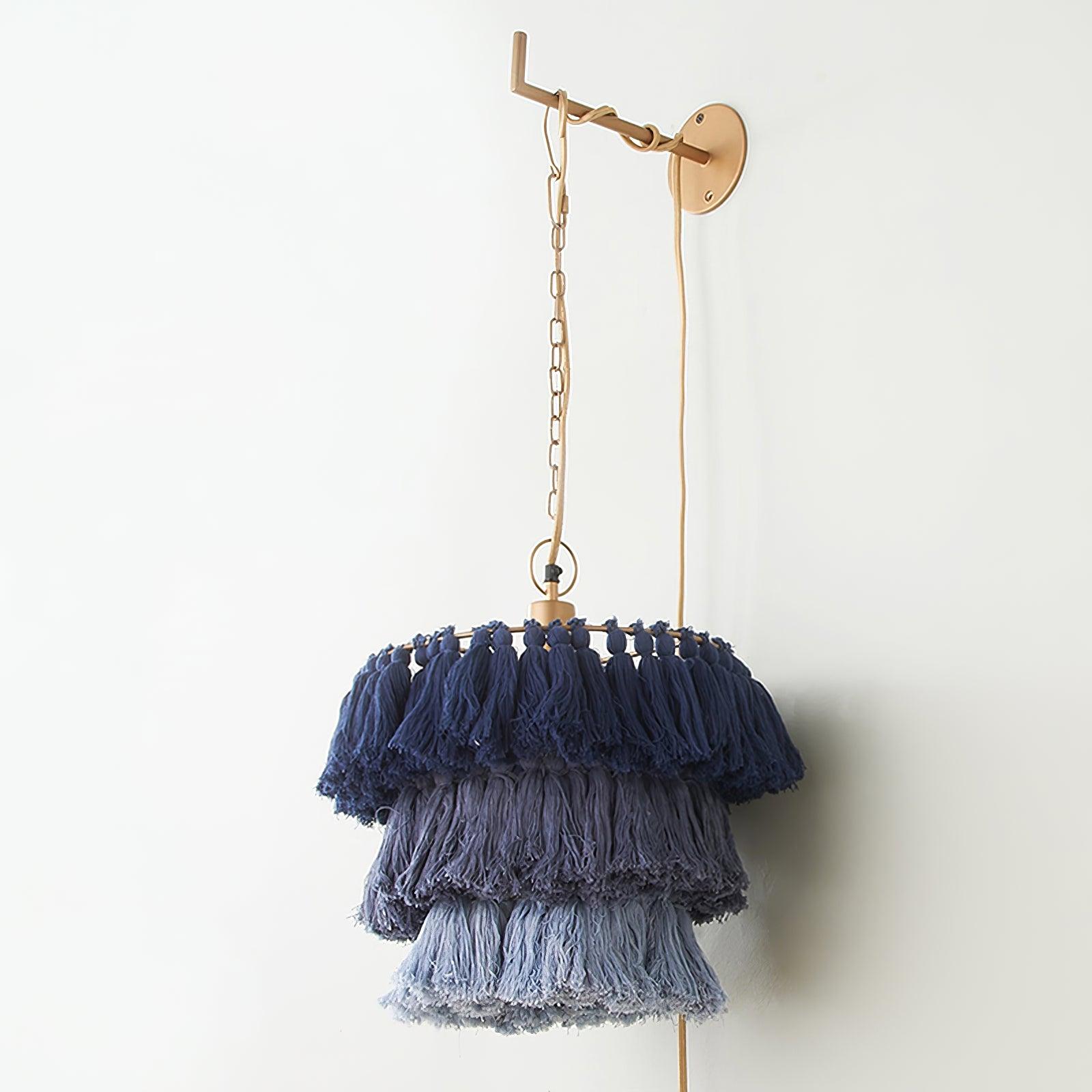 Bohemian Tassel Fringe Wall Light