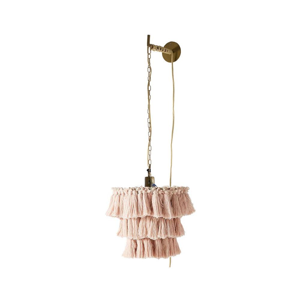 Bohemian Tassel Fringe Wall Light