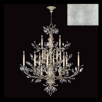 Crystal Laurel Leaf Chandelier