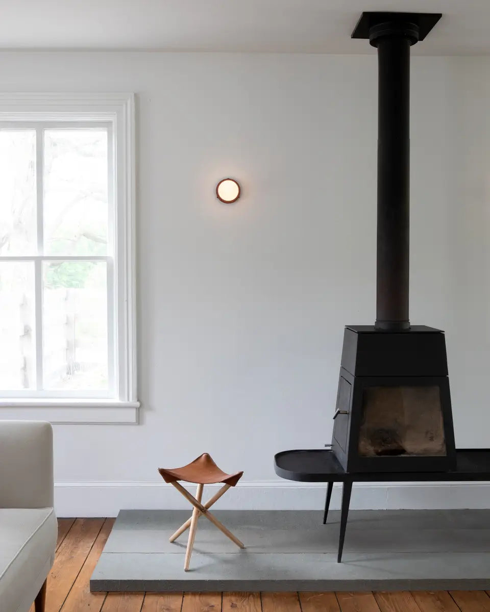 D10 Glass Surface Mount Sconce