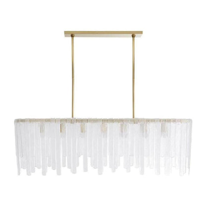 Leighton Cascading Glass Chandelier / Clear