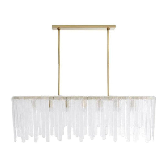 Leighton Cascading Glass Chandelier / Clear