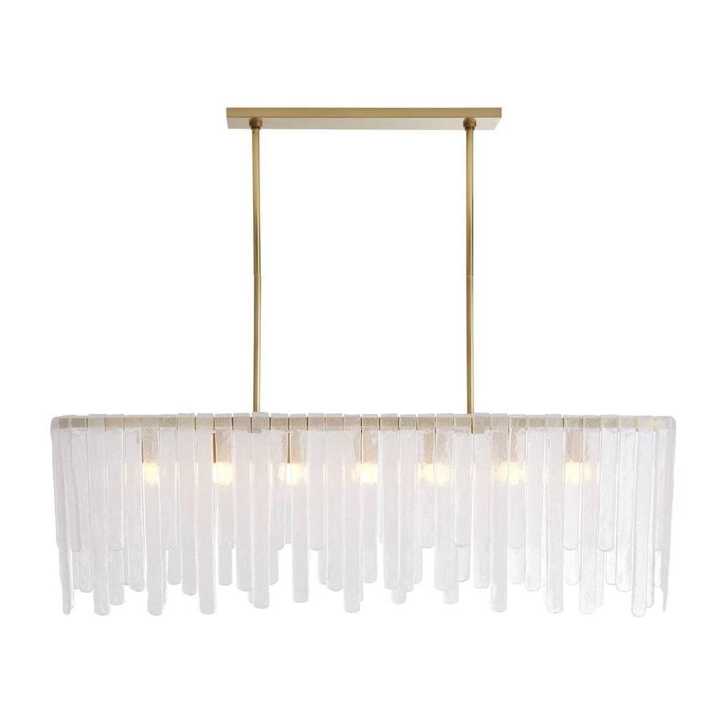 Leighton Cascading Glass Chandelier