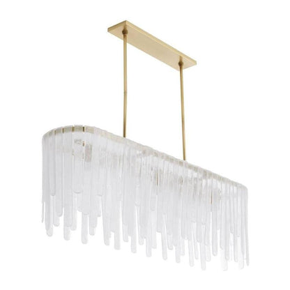 Leighton Cascading Glass Chandelier