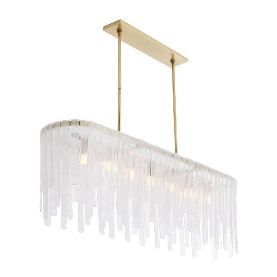 Leighton Cascading Glass Chandelier