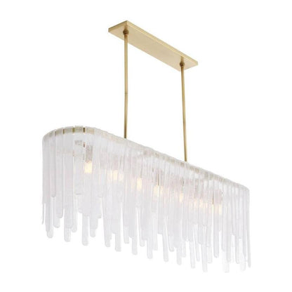 Leighton Cascading Glass Chandelier