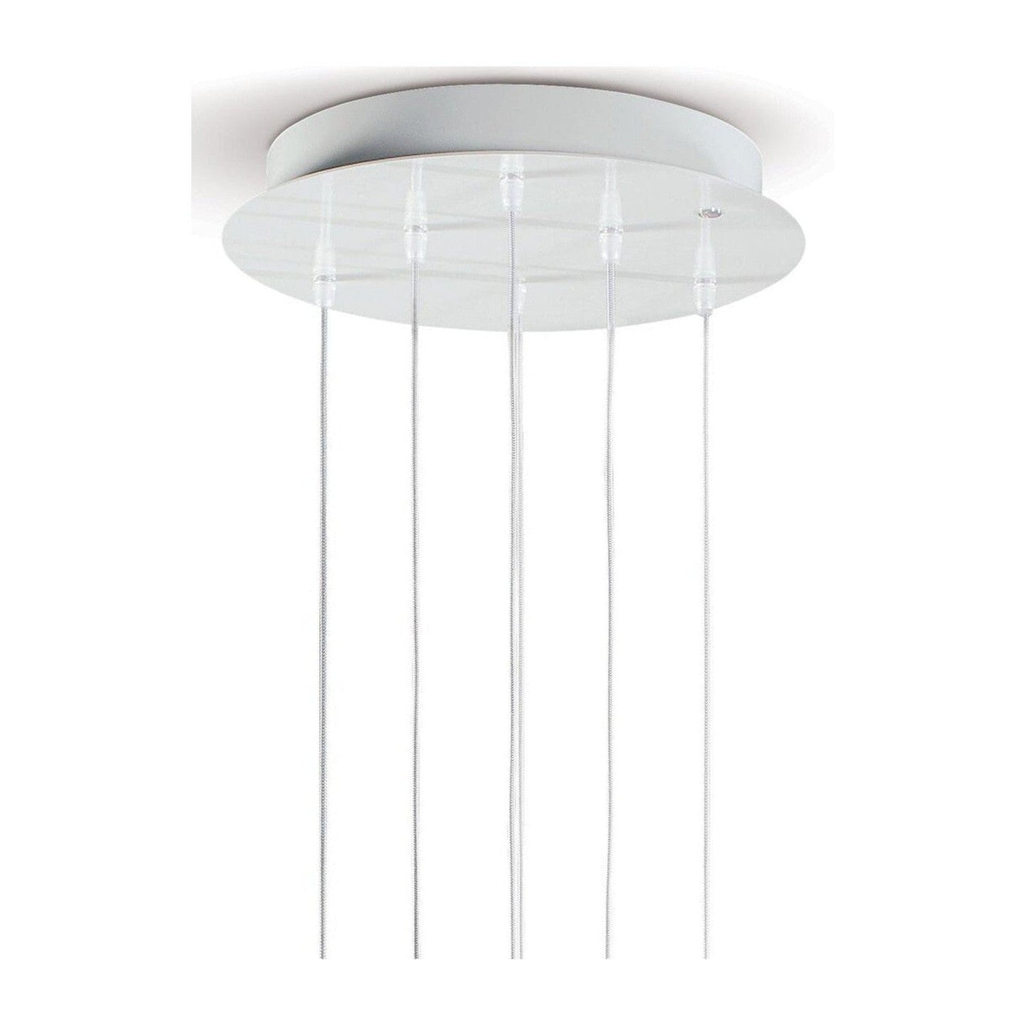 Mademoiselle Floral Six-Light Porcelain Chandelier