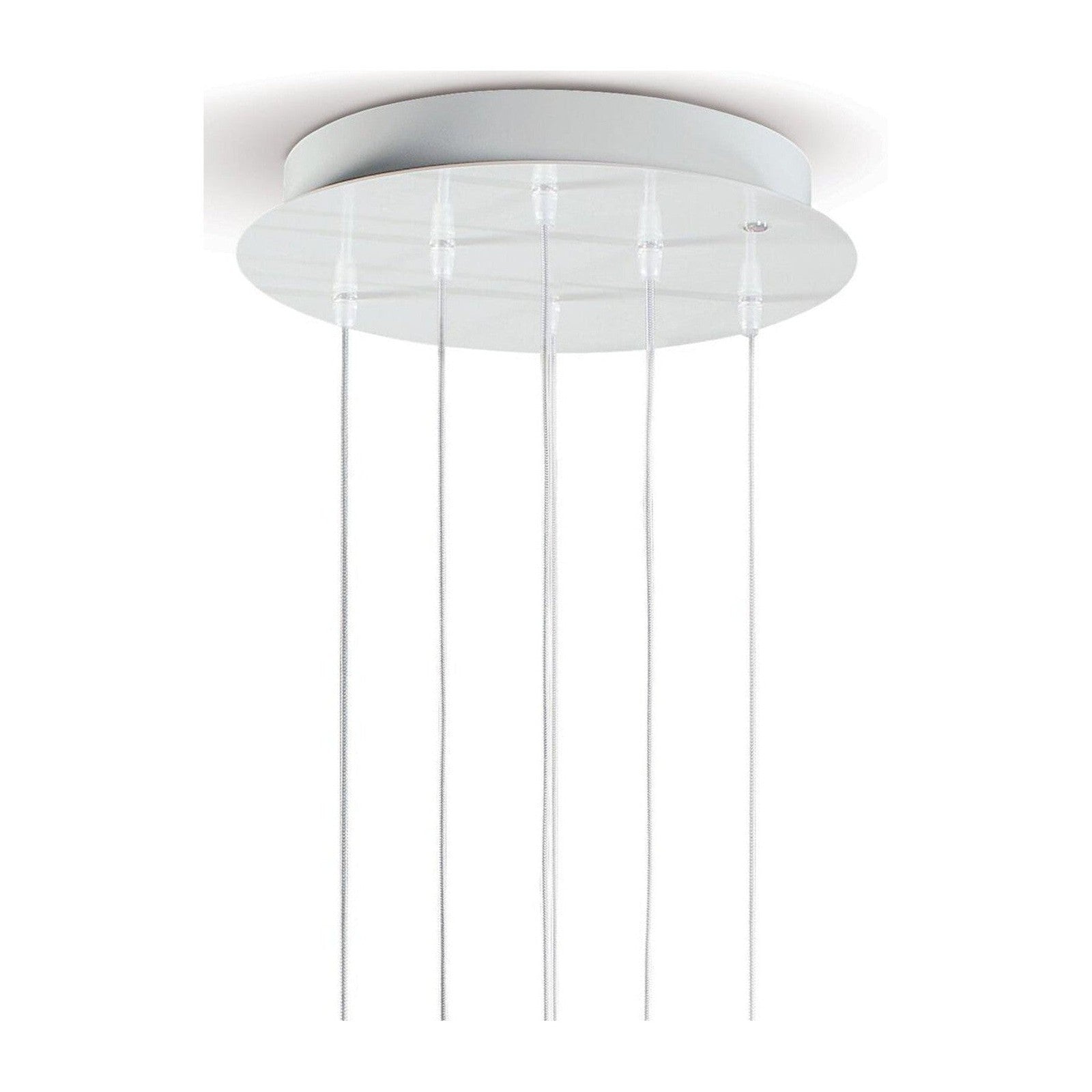 Mademoiselle Floral Six-Light Porcelain Chandelier