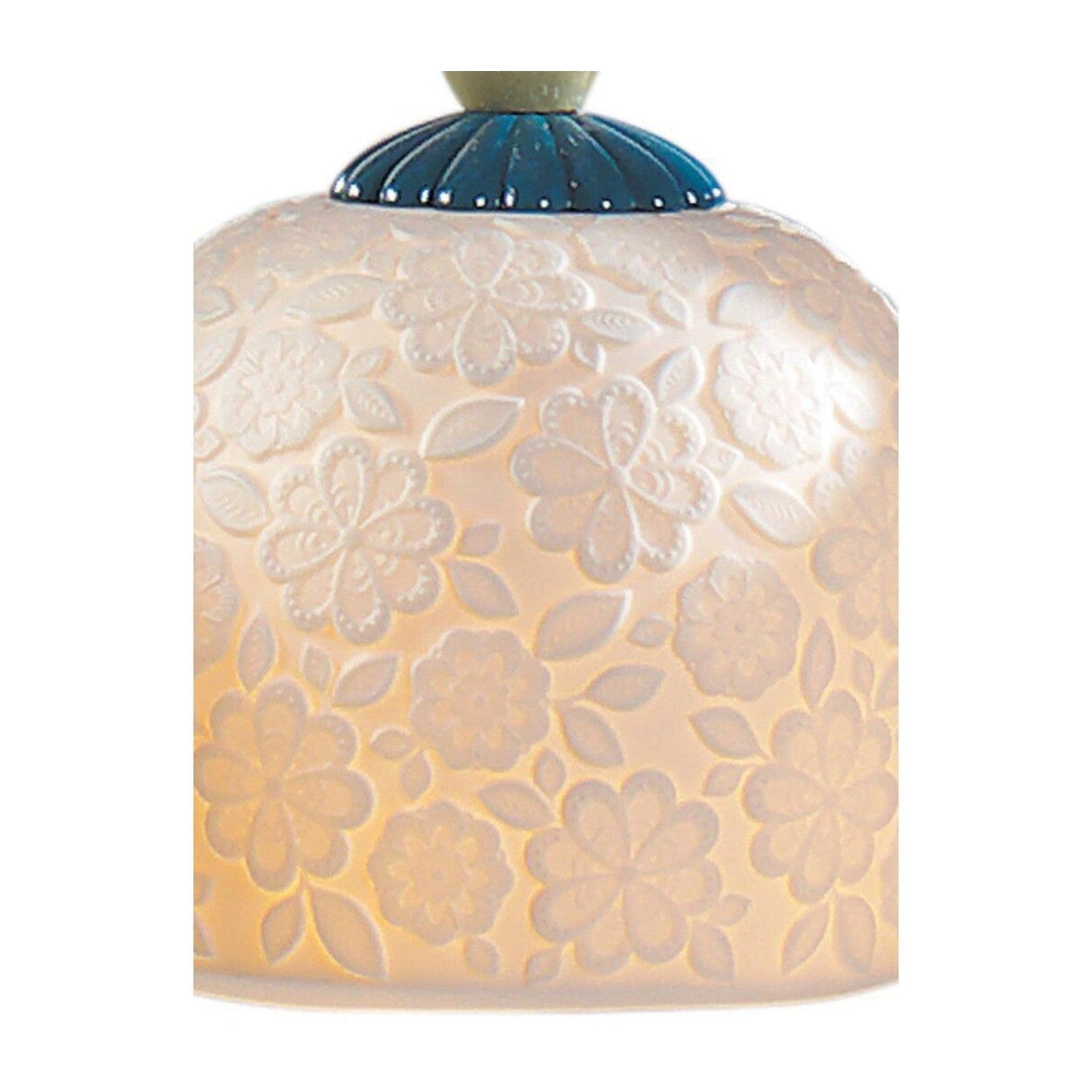 Mademoiselle Floral Three-Light Linear Pendant