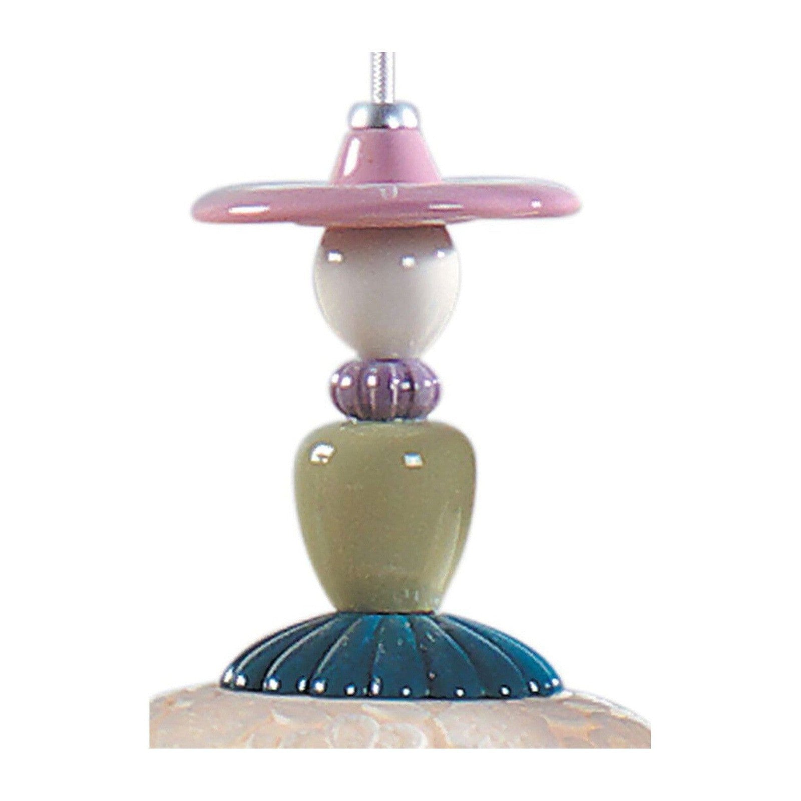 Mademoiselle Floral Three-Light Linear Pendant