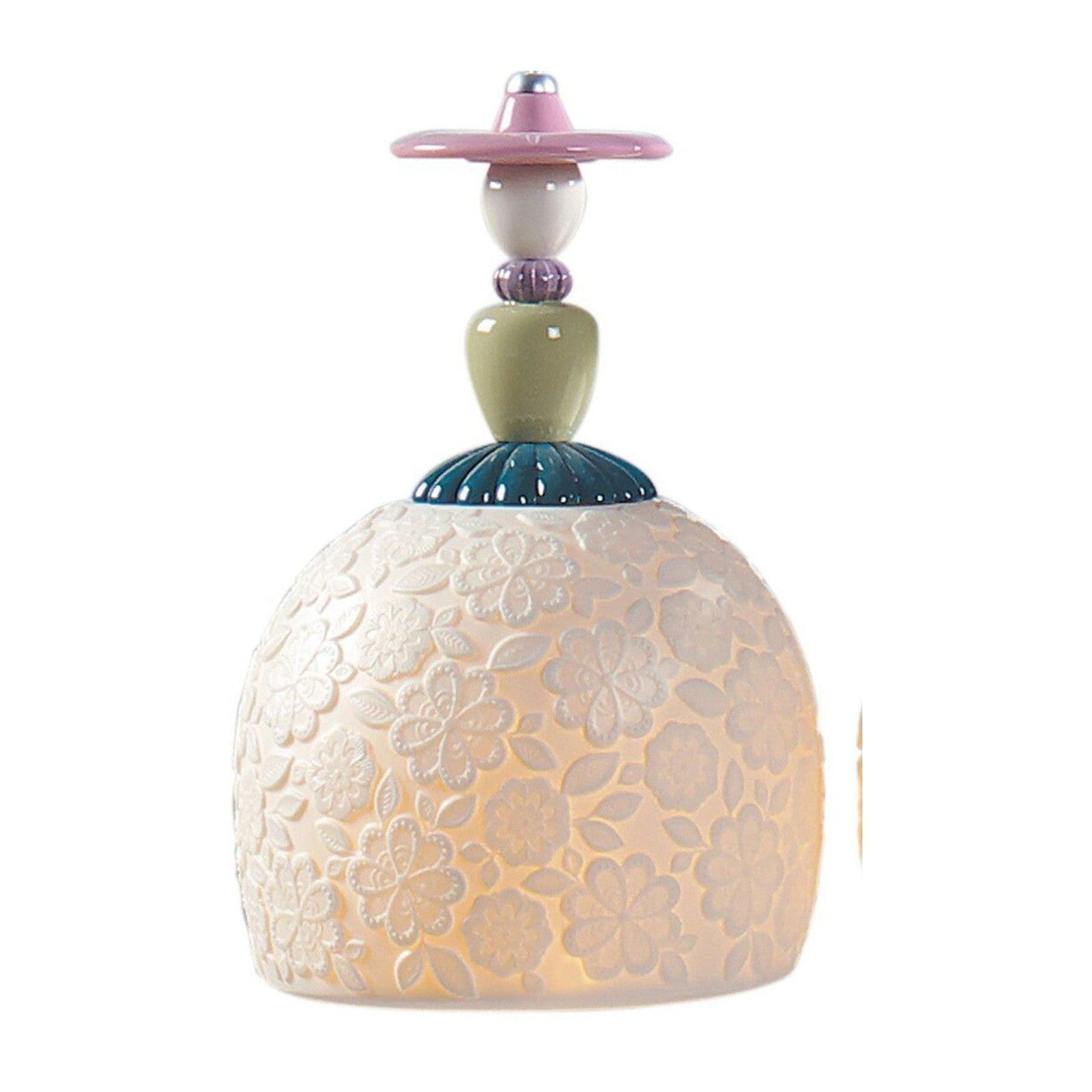 Mademoiselle Floral Three-Light Linear Pendant