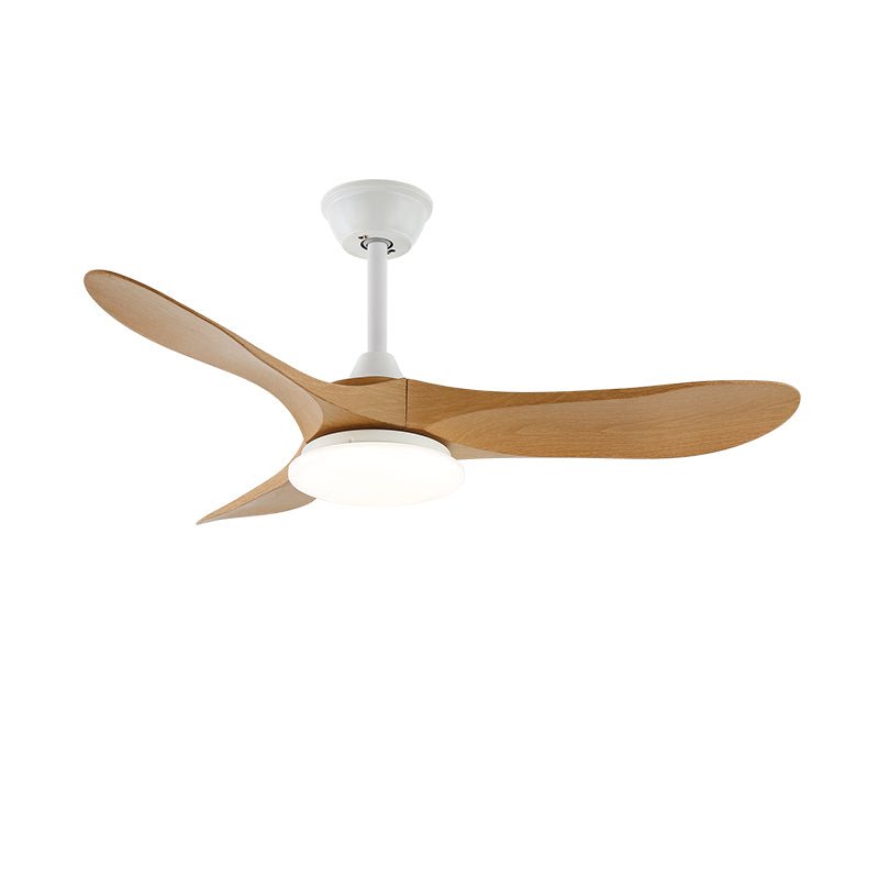 Modern Timber Blade LED Ceiling Fan