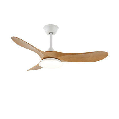Modern Timber Blade LED Ceiling Fan
