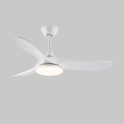 Modern Timber Blade LED Ceiling Fan