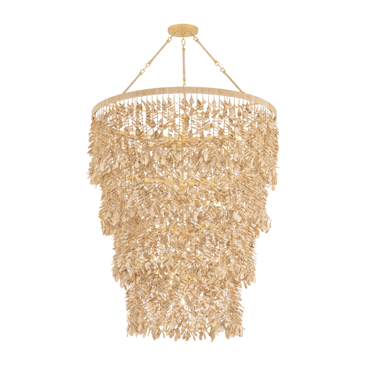 Naxos Eighteen-Light Shell Chandelier / Default Title