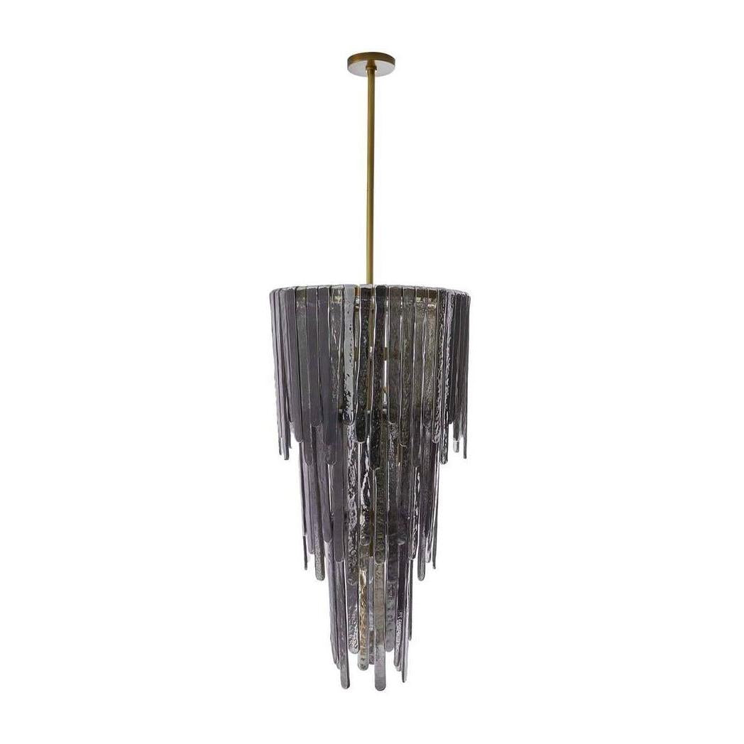 Raine Tiered Glass Waterfall Chandelier