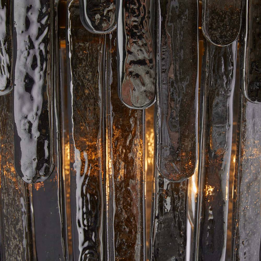 Raine Tiered Glass Waterfall Chandelier