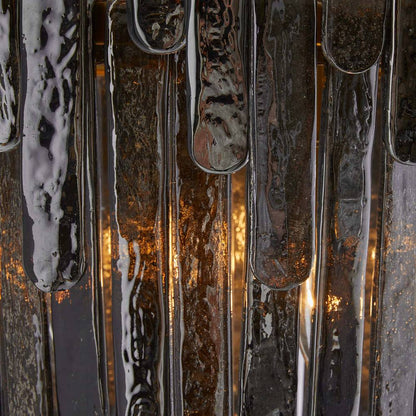Raine Tiered Glass Waterfall Chandelier