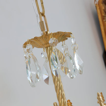 Regal Crystal Crown Wall Sconce