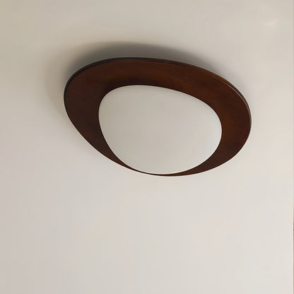 Sculptural Pebble LED Floor Lamp
