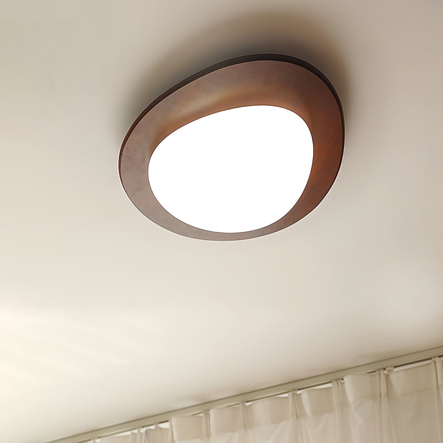 Sculptural Pebble LED Floor Lamp