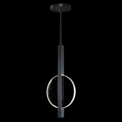 Selene Cast Glass Downlight Pendant / Soft Gold