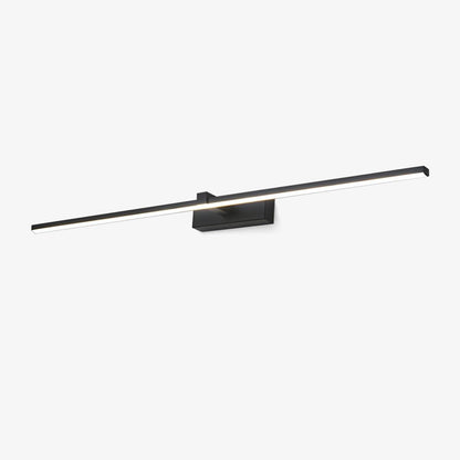 Slimline LED Picture and Mirror Wall Light / ∅ 15.7″ x H 3.1″ / Black & Warm Light / Single