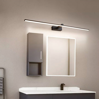 Slimline LED Picture and Mirror Wall Light / ∅ 23.6″ x H 3.1″ / Black & Warm Light / Single