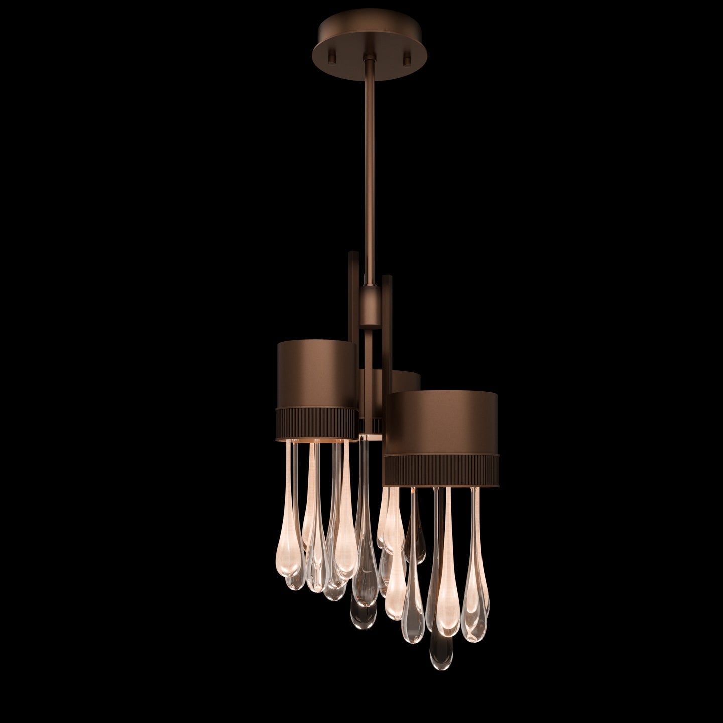 Suspended Rain Drop LED Pendant