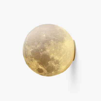 Textured Lunar LED Wall Light / ∅ 5.9″ x H 5.9″ / Model A / Single