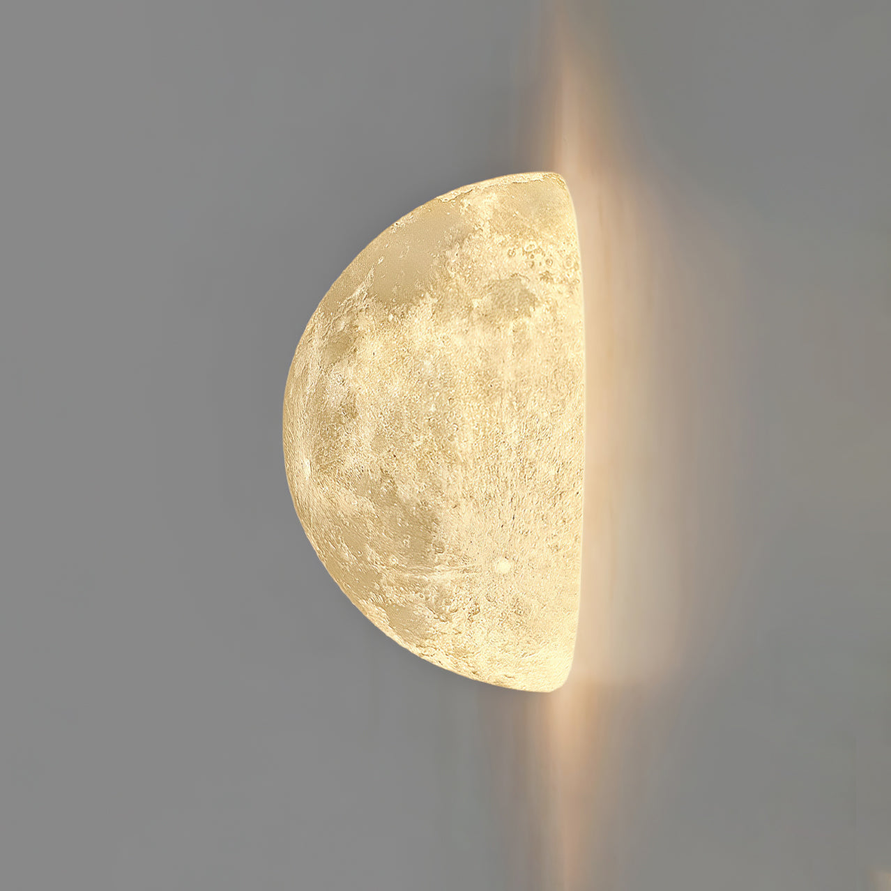Textured Lunar LED Wall Light
