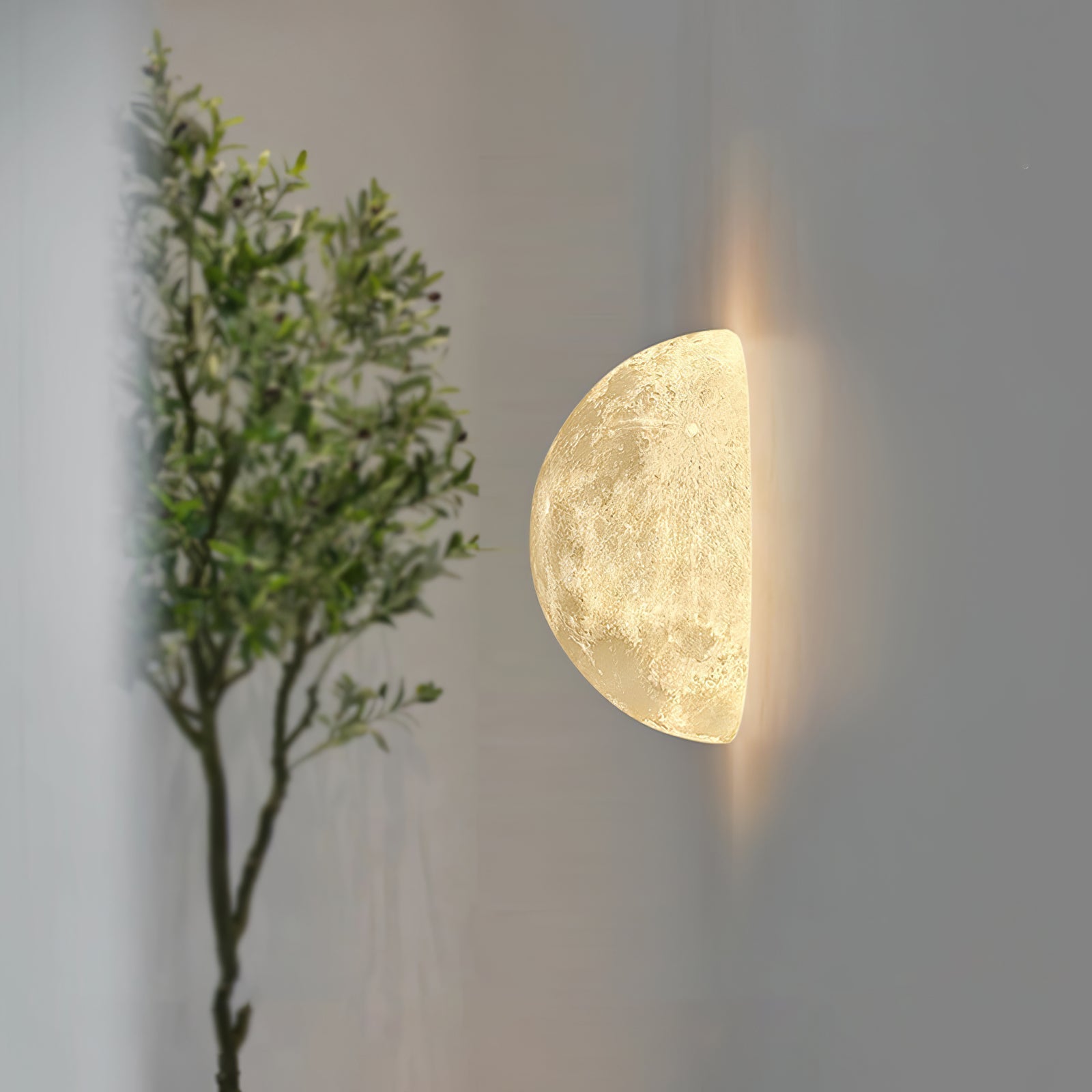 Textured Lunar LED Wall Light / ∅ 9.8″ x H 9.8″ / Model A / Set Of 2