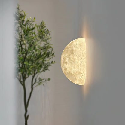 Textured Lunar LED Wall Light / ∅ 9.8″ x H 9.8″ / Model A / Set Of 2