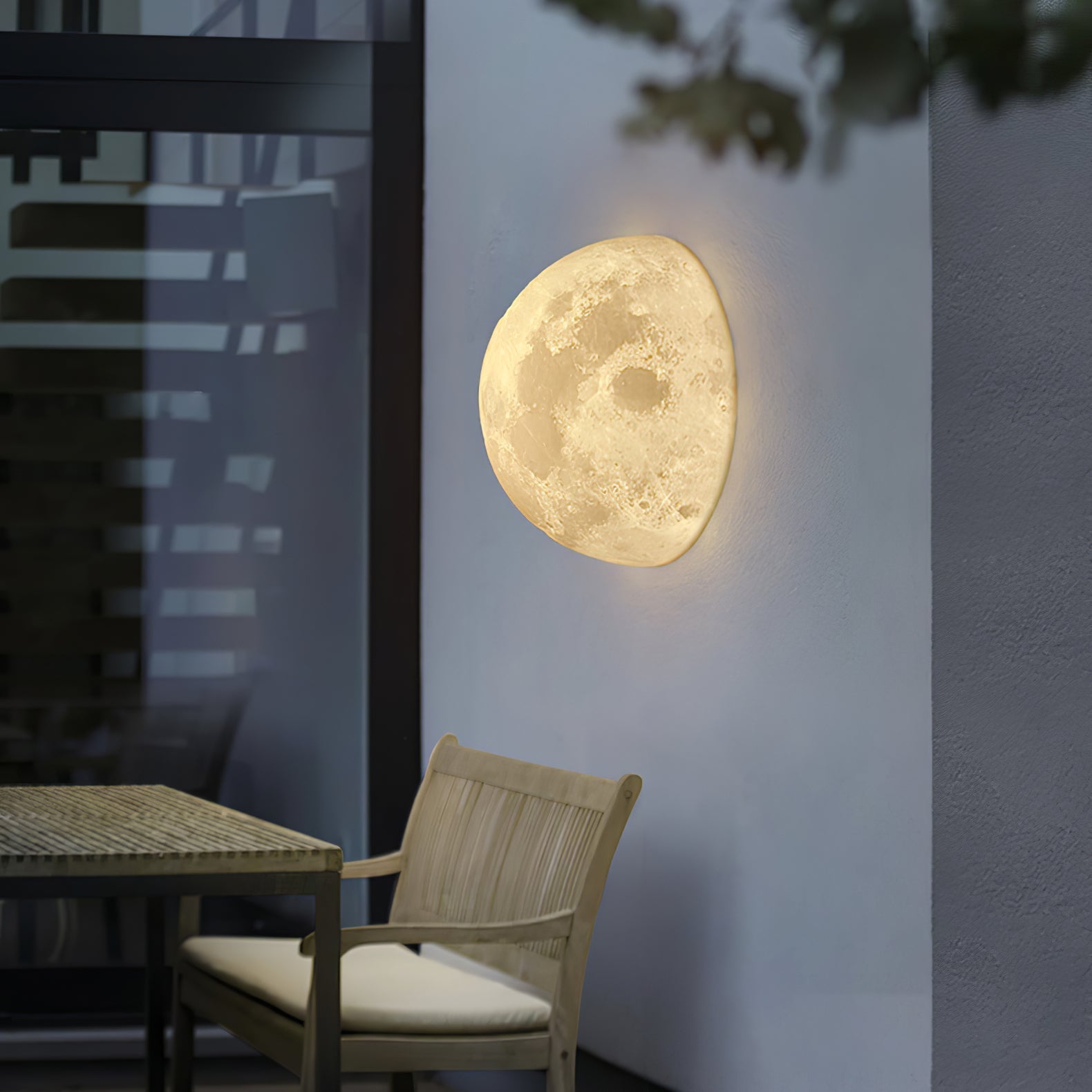 Textured Lunar LED Wall Light / ∅ 9.8″ x H 9.8″ / Model B / Single