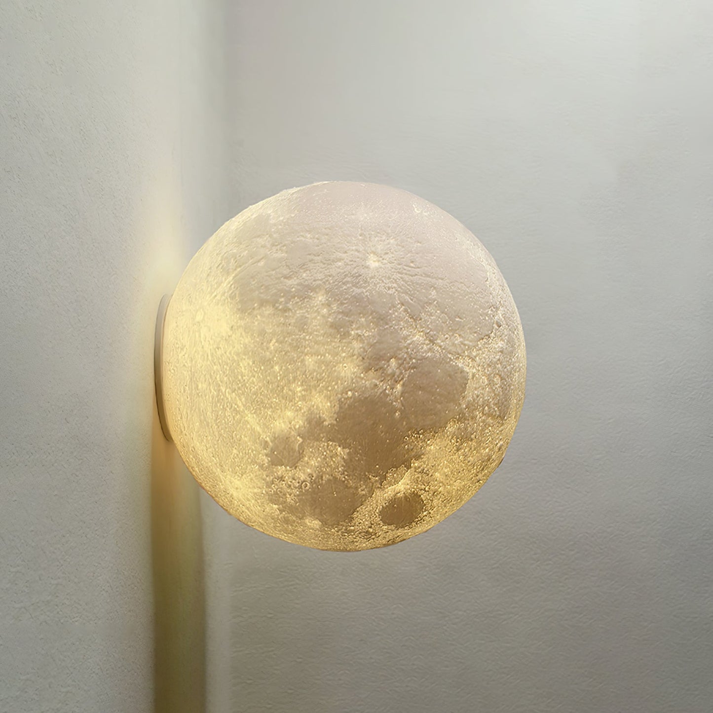 Textured Lunar LED Wall Light / ∅ 15.7″ x H 15.7″ / Model B / Set Of 2