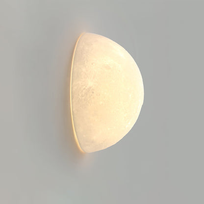 Textured Lunar LED Wall Light