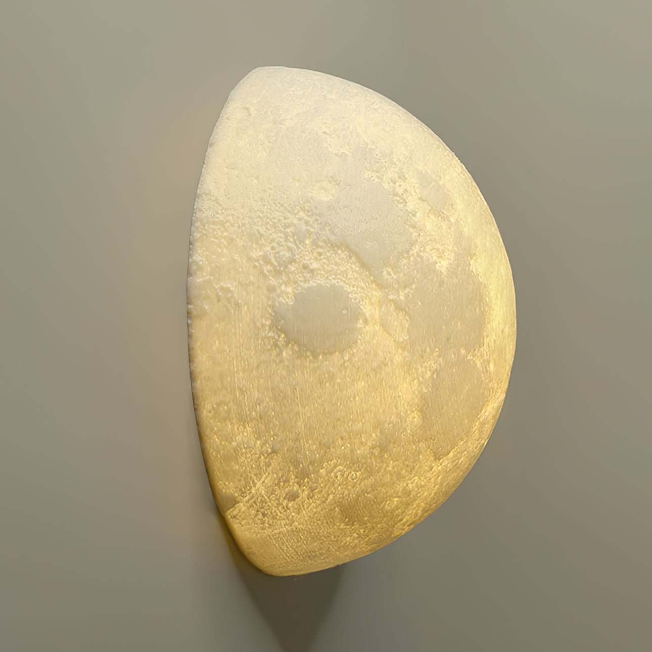 Textured Lunar LED Wall Light