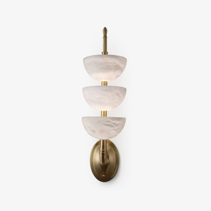 Trio Alabaster Globe LED Wall Light