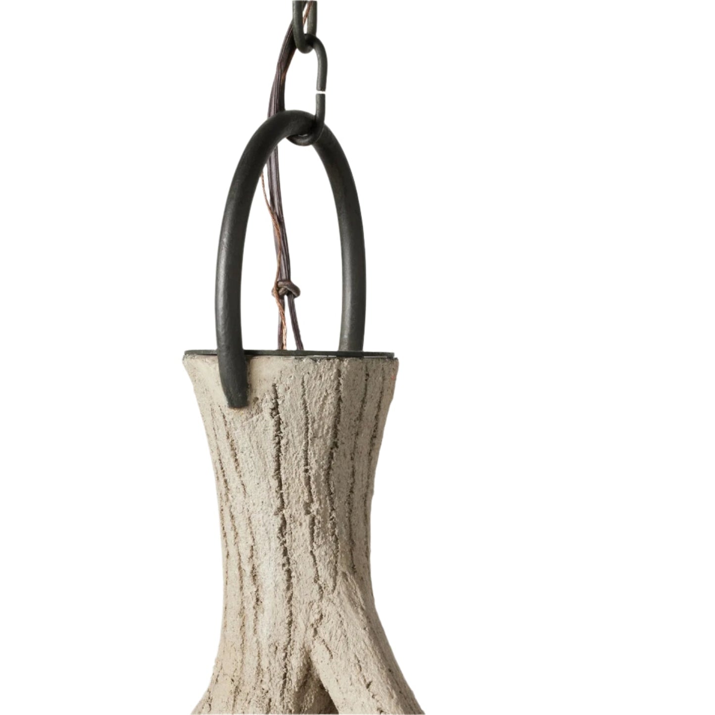 Ulla Sculptural Gesso Chandelier
