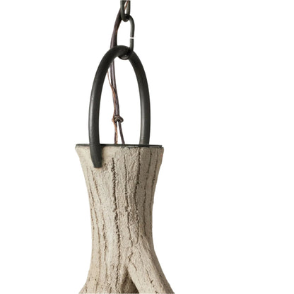 Ulla Sculptural Gesso Chandelier