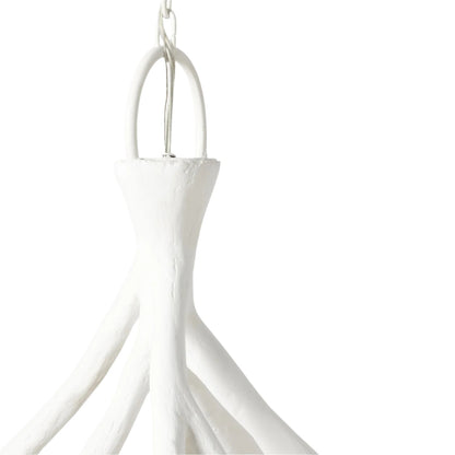 Ulla Sculptural Gesso Chandelier
