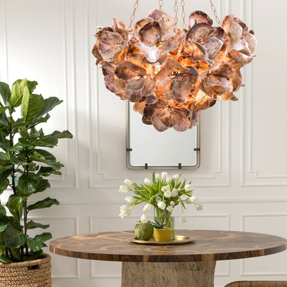 Venus Textured Statement Chandelier