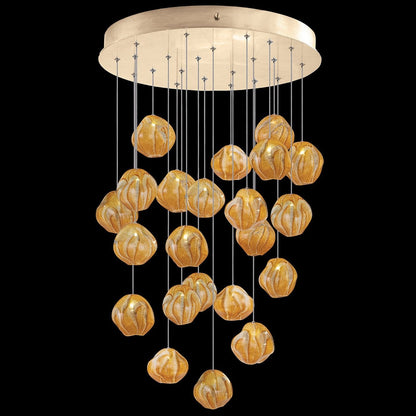 Vesta Handblown Glass Cluster Pendant