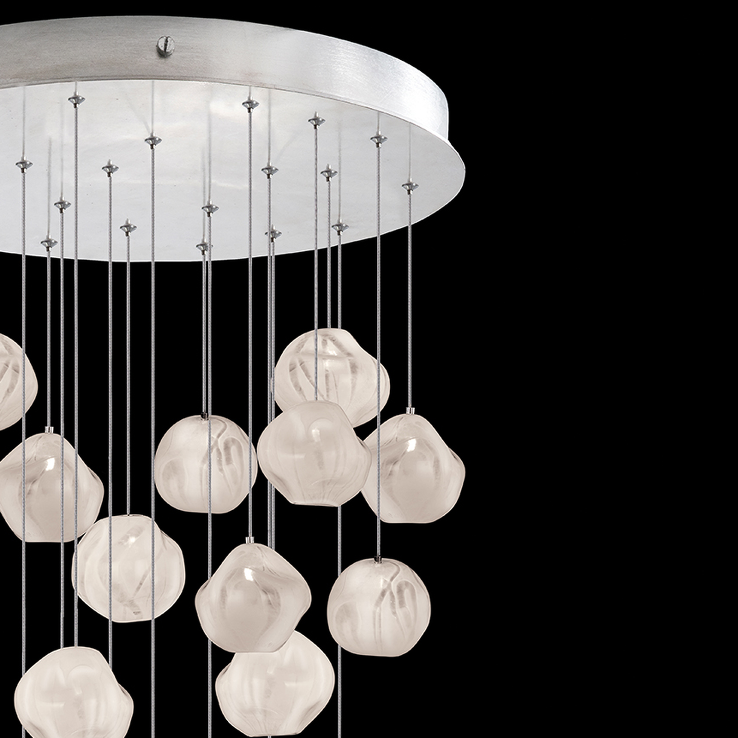 Vesta Handblown Glass Cluster Pendant