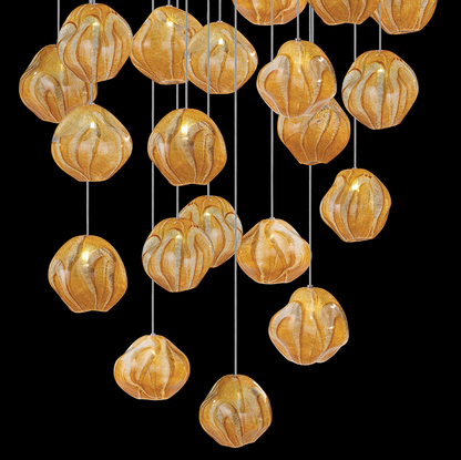 Vesta Handblown Glass Cluster Pendant