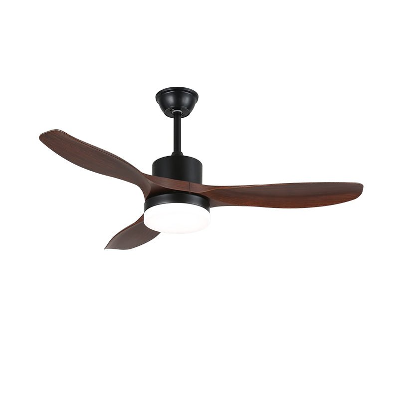 Walnut Timber Blade Remote Ceiling Fan