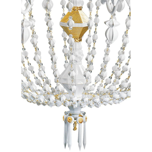 Winter Palace Thirty-Light Porcelain Chandelier