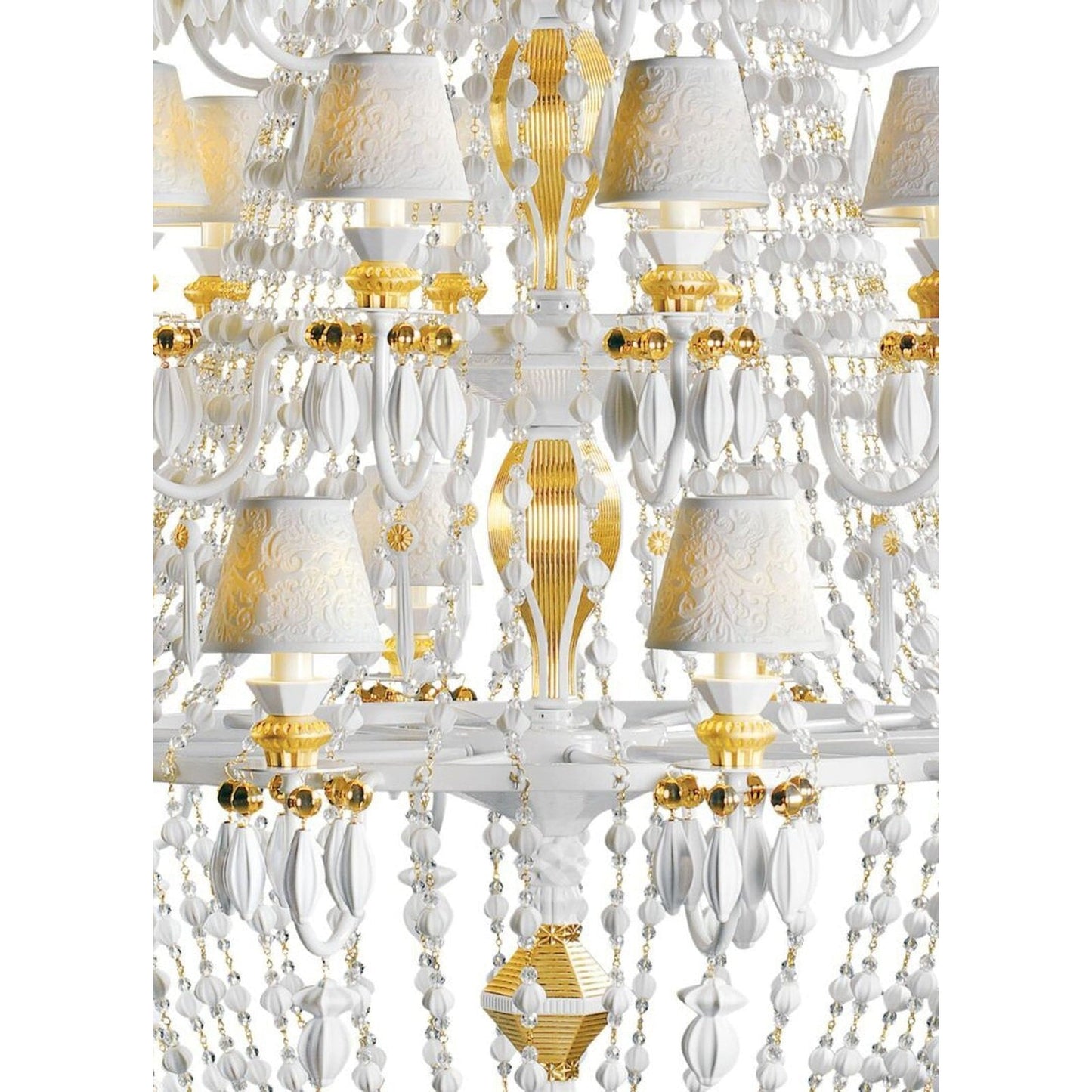 Winter Palace Thirty-Light Porcelain Chandelier
